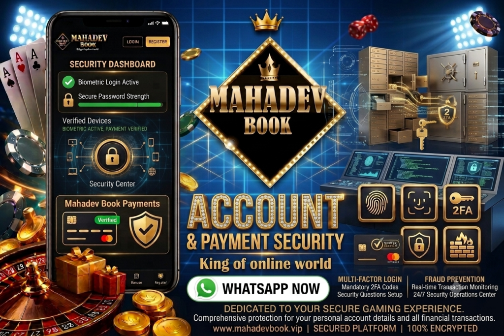 Mahadev Book Account payment Security